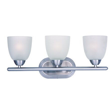 Maxim Lighting Axis 3-Light 21" Wide Polished Chrome Vanity Light 11313FTPC